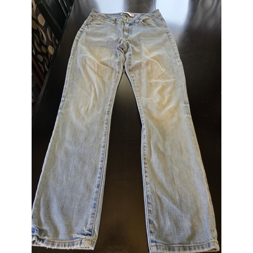 Cabi High Straight Light Blue Denim Jeans Button‎ Zip Pockets